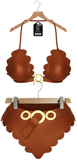 NetStyLe BRook Bikini Set Chocolate