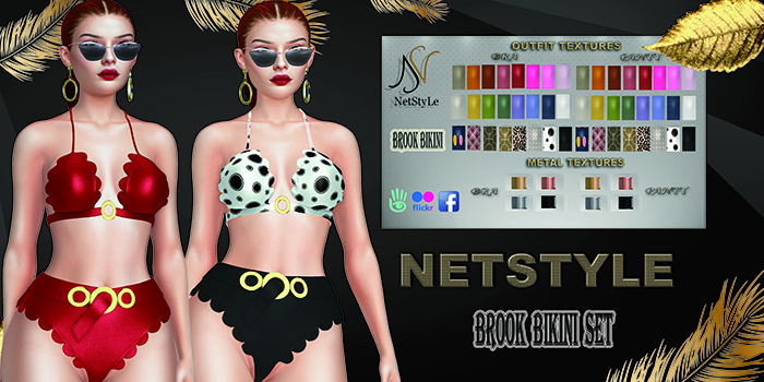 NetStyLe BRook Bikini Set FATPACK With HUD
