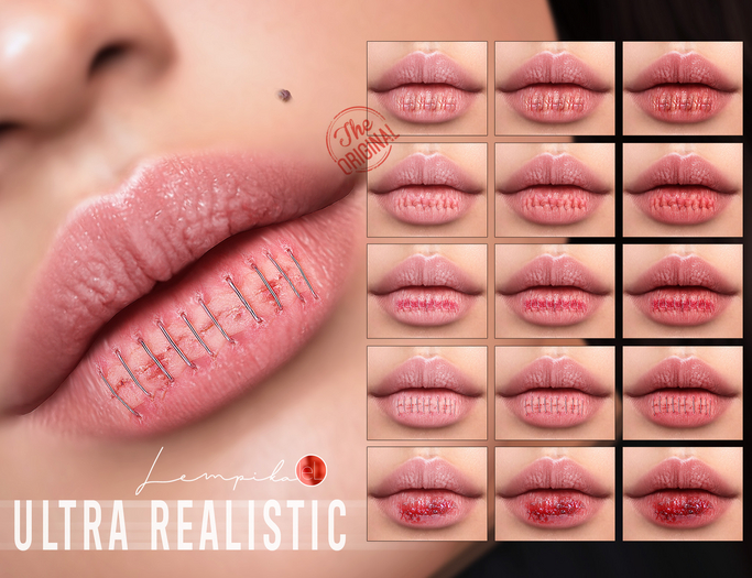 Lempika - 15 Lips Ultra Realistic Lelutka Evox #5 -DEMO-
