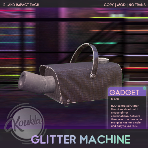 Koukla // Glitter Machine / Black