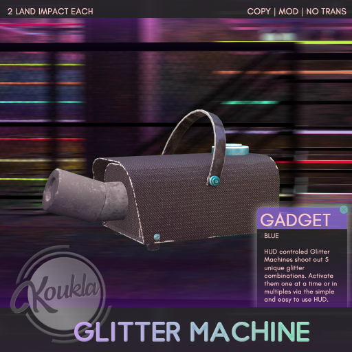 Koukla // Glitter Machine / Blue