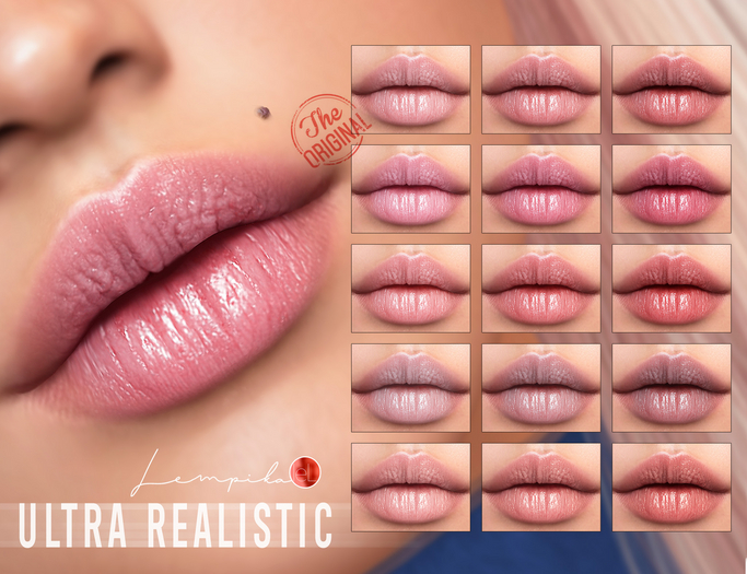 Lempika - 15 Lips Ultra Realistic Lelutka Evox #4 -DEMO-