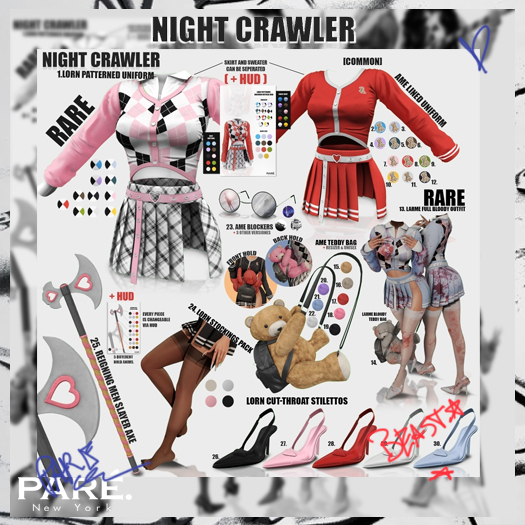 Pare.Night Crawler Collection [FULL PACK]