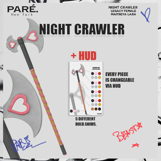 Pare.NC Reigning Men Slayer Axe - w HUD