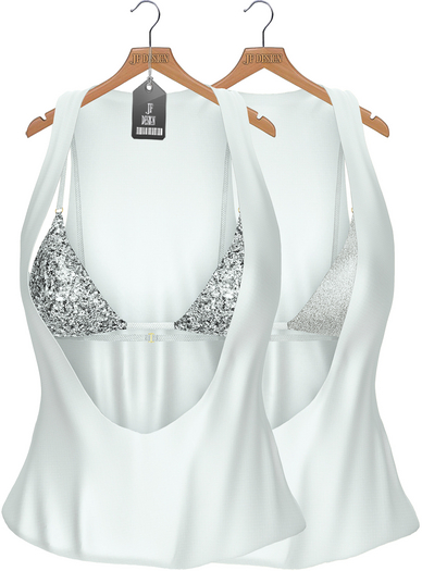 JF Design - Amelia Top/Bra - White