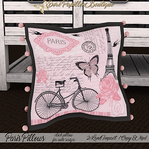 DPB Paris Pillows - No 3