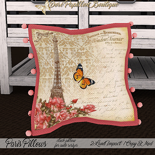 DPB Paris Pillows - No 6