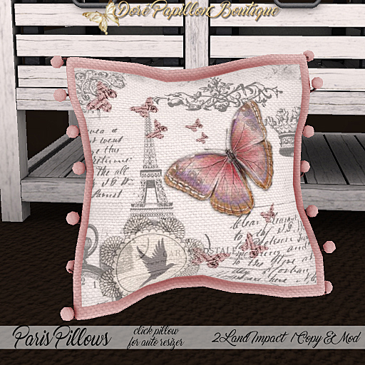 DPB Paris Pillows - No 7