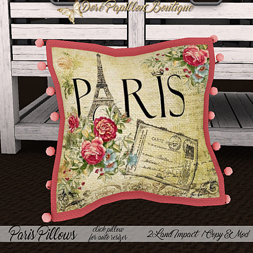 DPB Paris Pillows - No 8