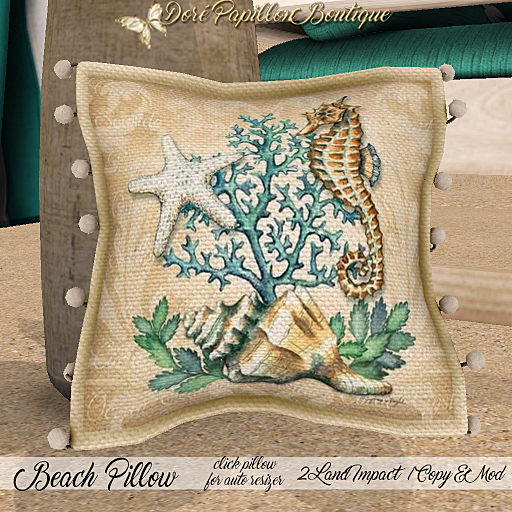 DPB Beach Pillow - No 21
