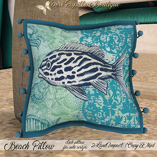 DPB Beach Pillow - No 13