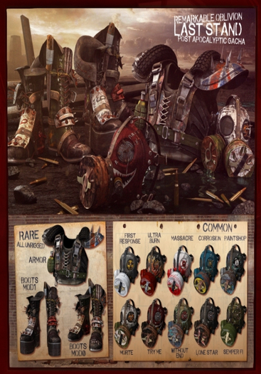 RO- LAST STAND - GASK MASK -MORTE