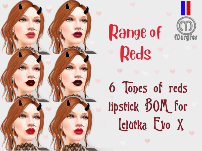 ::.Mary.:: Range of Reds lips EVO X