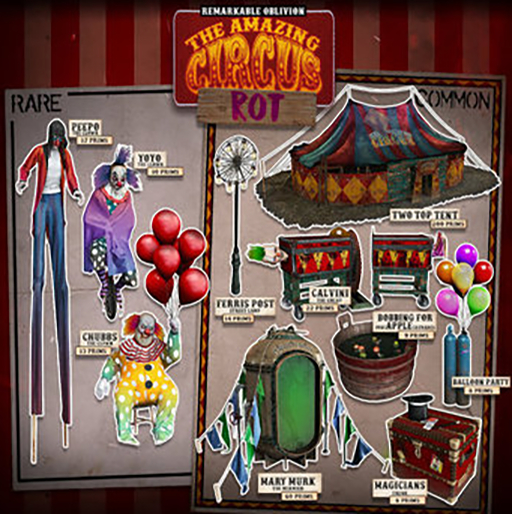 RO - Circus Rot - Magicians Trunk
