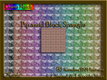 Pyramid Block Spangle Seamless Texture Set