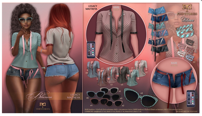 FDD'STORIES *Blanca* [MAITREYA] LOOTBOX + Shorts FatPack - RARE