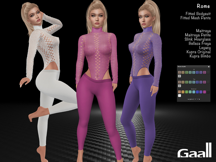 Gaall Rome Outfit 10 textures Fatpack. Mix & Match