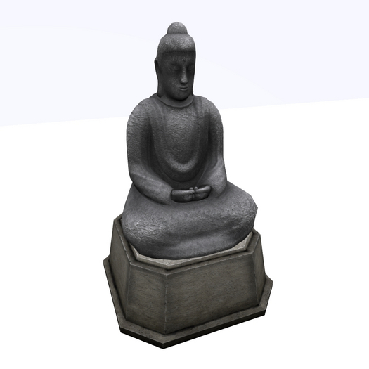 [LOO] Buddha Statue With Pedestal