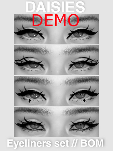 DEMO Daisies - Eyeliner set // BOM