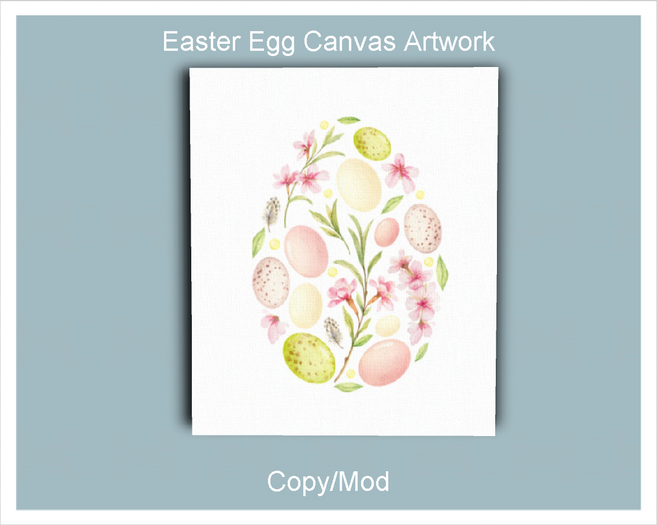 *CC* Easter Egg Canvas Artwork 