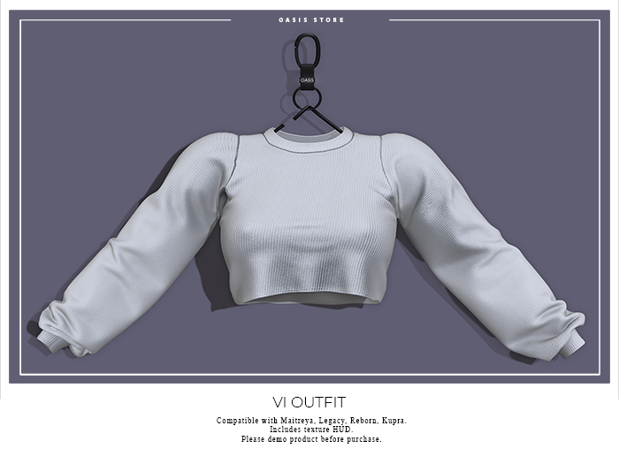 Oasis - Vi Sweater - WHT