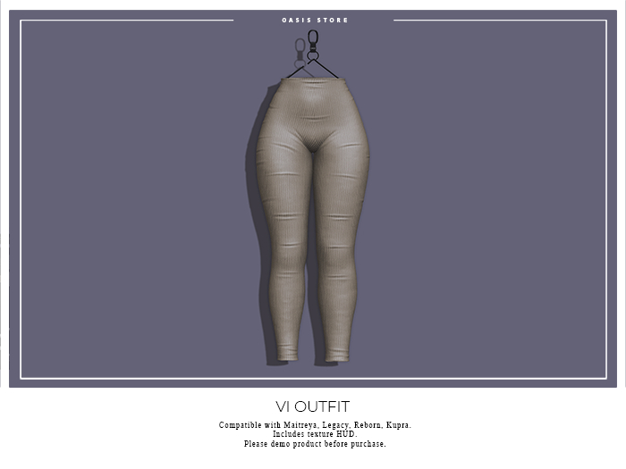 Oasis - Vi Leggins - BEIGE
