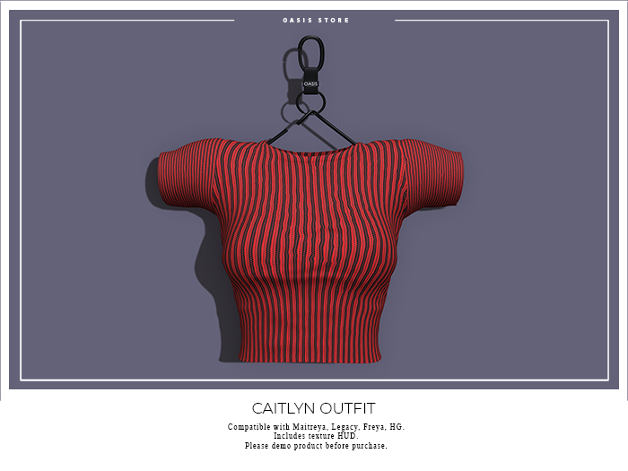 Oasis - Caitlyn Shirt - RED STRIPES