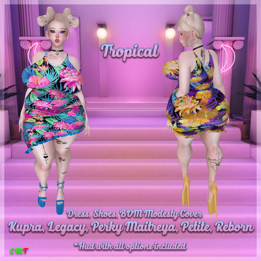 ! Tropical Dresses Demo 50% off Spring Sale!