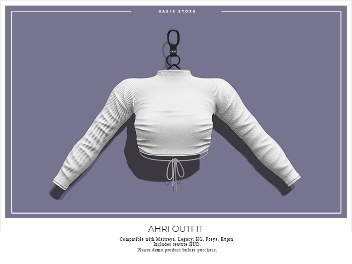 Oasis - Ahri Top - WHT