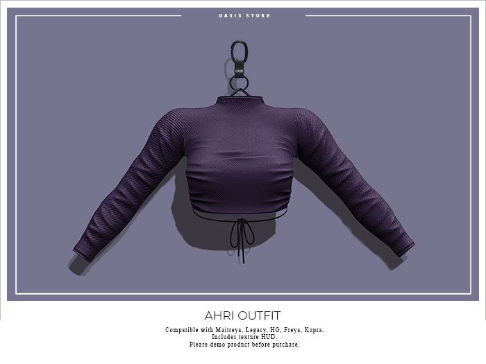 Oasis - Ahri Top - PURPLE