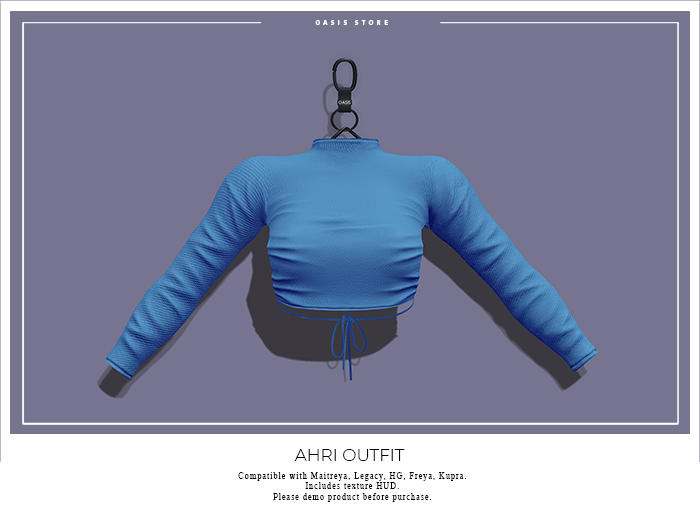 Oasis - Ahri Top - BLUE