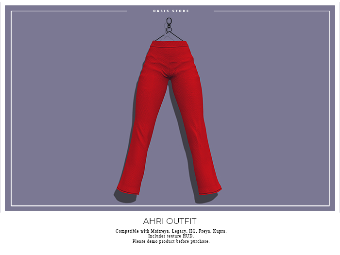 Oasis - Ahri Pant - RED