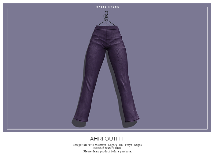 Oasis - Ahri Pant - PURPLE