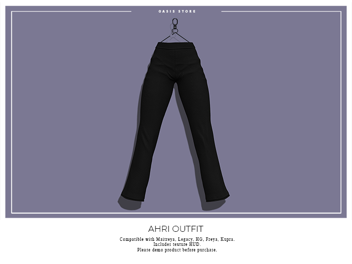 Oasis - Ahri Pant - BLK