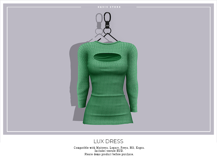 Oasis - Lux Dress - GREEN