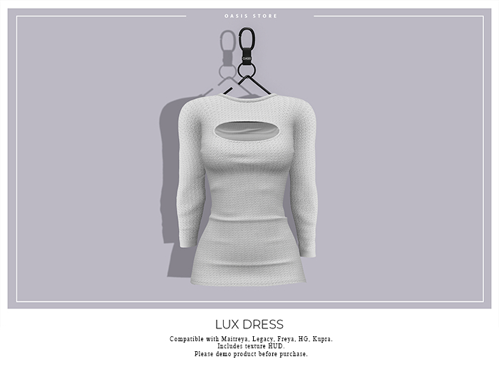 Oasis - Lux Dress - GRAY