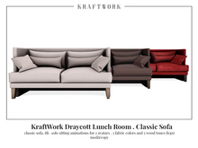 KraftWork Draycott Lunch Room . Classic Sofa (Add Me)