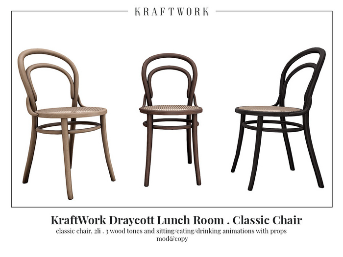 KraftWork Draycott Lunch Room . Chair (Add Me)