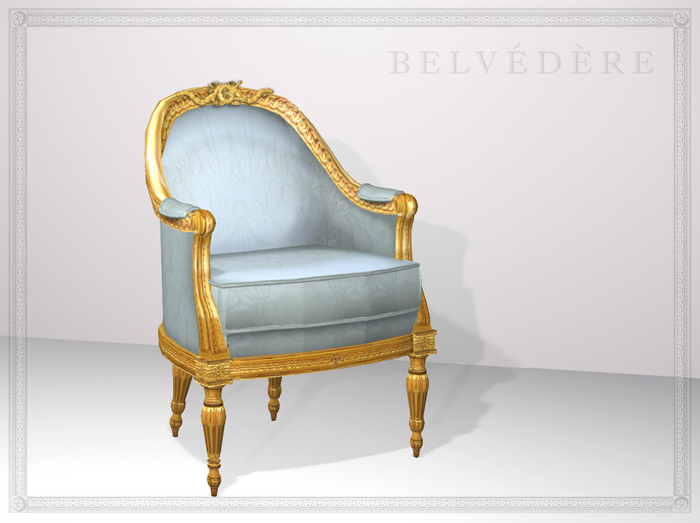BELVÉDÈRE - George III bergère