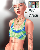 Brutal Tie Dye Crop Six Textures - V Tech