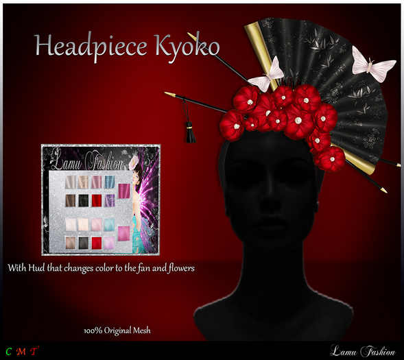 -Lamu Fashion-Headpiece Kyoko Hud Color Change