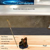 Beach Tiki torch & Beach Fire-Box LI=3