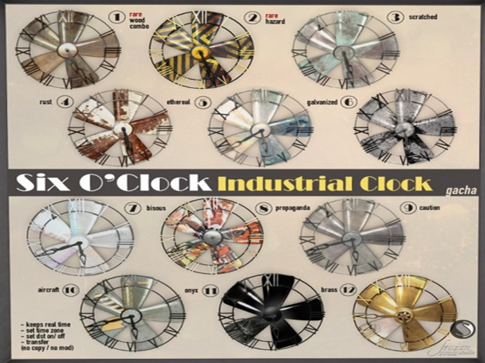 !six o'clock! [INDUSTRIAL CLOCK-2] Hazard* - RARE