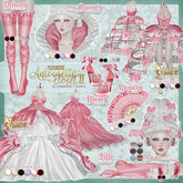 CUREMORE / Antoinette's II Closet SET Onyx (6 Pies and Rare)
