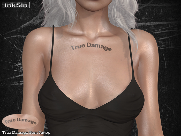 InkSin True Damage BOM Tattoo