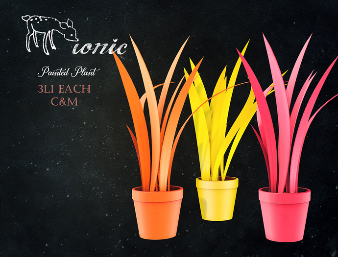 ionic : Painted plants