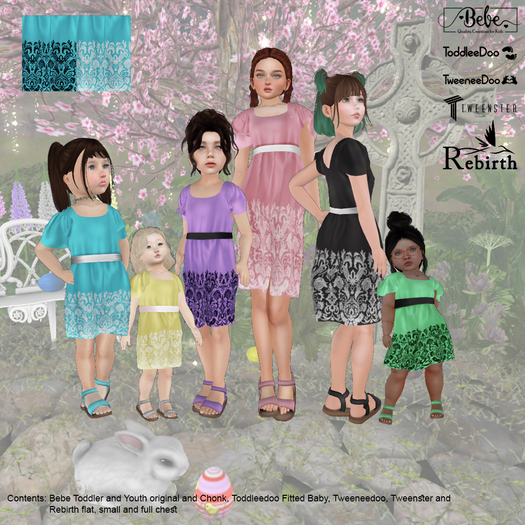 Spring Dress Aqua - Delivery HUD