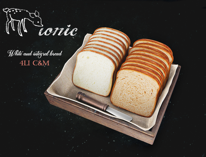 ionic : White and Integral bread