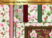 Couture Magic Holly Fabric Matchup texture seamless v. 2