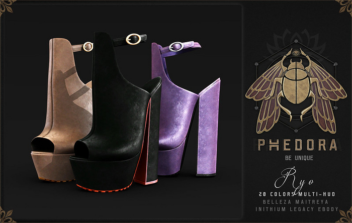 Phedora ~ Ryo Heels ~ 20C. Fatpack